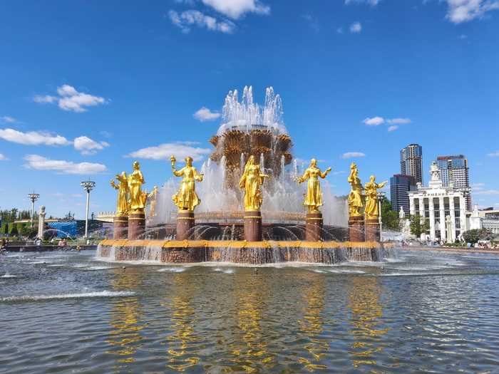 Фонтан Дружба народов на ВДНХ